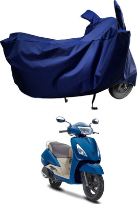 Amexride Two Wheeler Cover for TVS(Jupiter Grande, Blue)