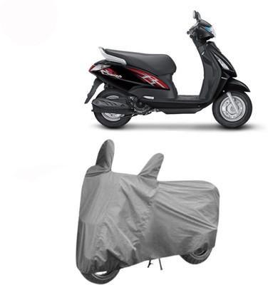 DeepShakshi AUTOMOTIVE Waterproof Two Wheeler Cover for Suzuki(Swish, Grey)