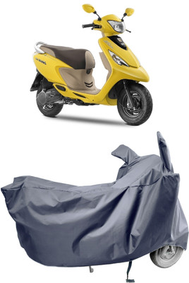Amexride Two Wheeler Cover for TVS(Zest 110, Grey)