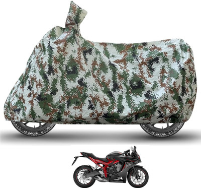 Caronix Waterproof Two Wheeler Cover for Honda(CBR 650F, Green)