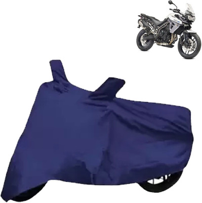 DeepShakshi AUTOMOTIVE Waterproof Two Wheeler Cover for Triumph(Tiger 800 XR, Blue)