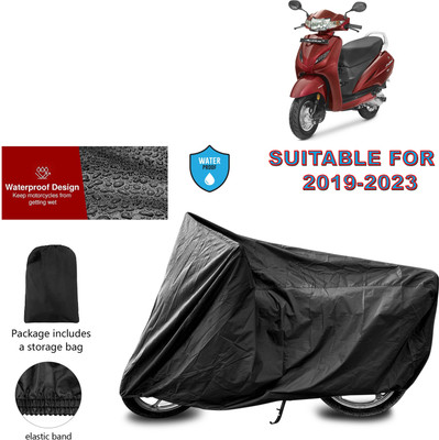 DeepShakshi AUTOMOTIVE Two Wheeler Cover for Honda(Activa 4G, Black)