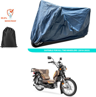 PAGORA Waterproof Two Wheeler Cover for TVS(XL 100 Heavy Duty, Blue)