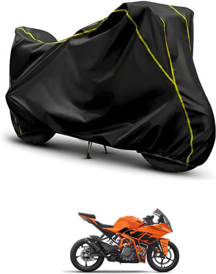 PAGORA Waterproof Two Wheeler Cover for KTM(RC 390, Black, Black)