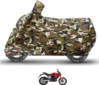 Caronix Waterproof Two Wheeler Cover for Revolt(Brown)