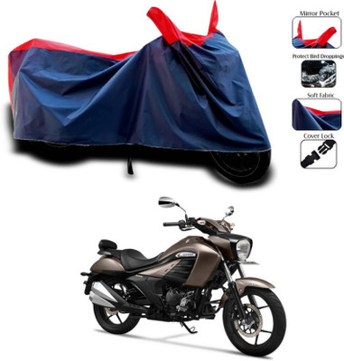 KEDIT Two Wheeler Cover for Suzuki(Intruder, Red, Blue)