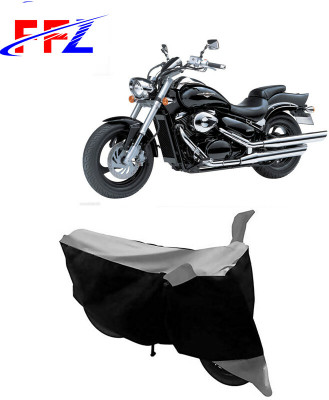 FFZ Waterproof Two Wheeler Cover for Suzuki(Intruder M800, Black, Grey)