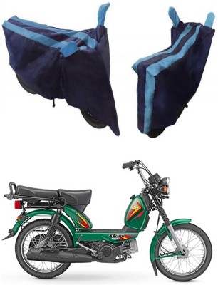 Mdstar Waterproof Two Wheeler Cover for TVS(XL 100 Heavy Duty, Blue)