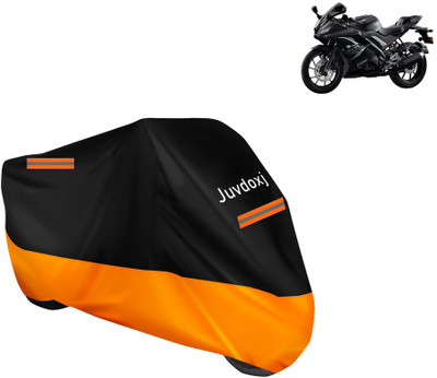 Juvdoxj Waterproof Two Wheeler Cover for Yamaha(YZF-R15 V2 BS6, Orange)