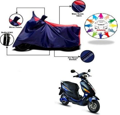 DeepShakshi AUTOMOTIVE Waterproof Two Wheeler Cover for Hero(Electric Cruz, Blue, Red)