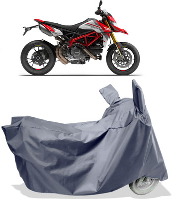 Amexride Two Wheeler Cover for Ducati(Hypermotard, Grey)