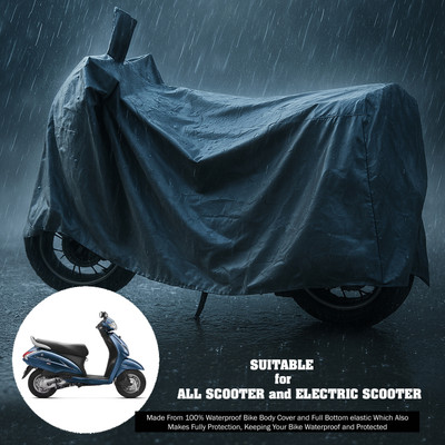 SnehaSales Waterproof Two Wheeler Cover for Honda(Activa 3G, Grey)