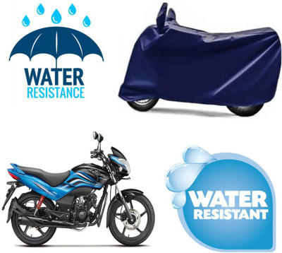 RTS COLLECTIONS Waterproof Two Wheeler Cover for Hero(Passion, Blue)