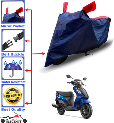 AASHTIK MART Two Wheeler Cover for Suzuki(Let's, Red, Blue)