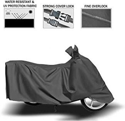 Aamaya Store Waterproof Two Wheeler Cover for Bajaj(Pulsar 180 DTS-i, Grey)
