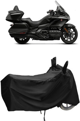 Autoprime Two Wheeler Cover for Honda(Gold Wing GL1800, Black)