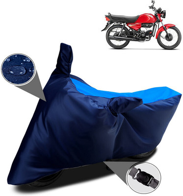MWBB Two Wheeler Cover for Hero(HF Dawn, Blue)