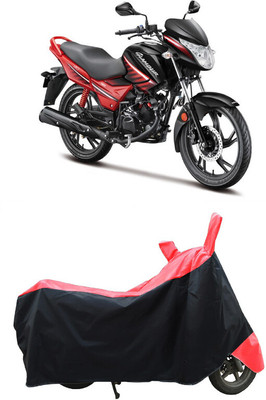 Coxtor Waterproof Two Wheeler Cover for Hero(Glamour Programmed FI, Red)