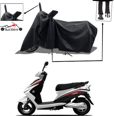 KEDIT Two Wheeler Cover for Okinawa(Raise, Black)