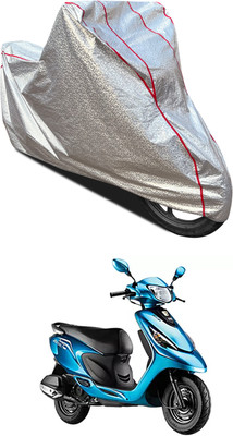 PAGORA Waterproof Two Wheeler Cover for TVS(Scooty Zest, Silver)