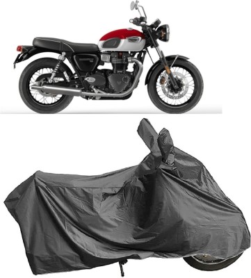 DIGGU Two Wheeler Cover for Triumph(Bonneville T100, Grey)