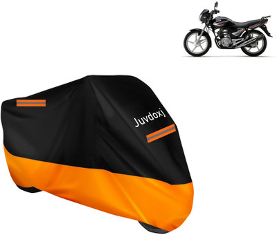 Juvdoxj Waterproof Two Wheeler Cover for Yamaha(YBR 110, Orange)