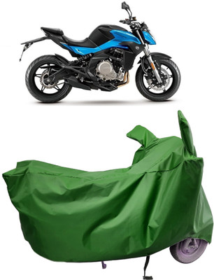 Amexride Two Wheeler Cover for CFMoto(650 NK BS6, Maroon)