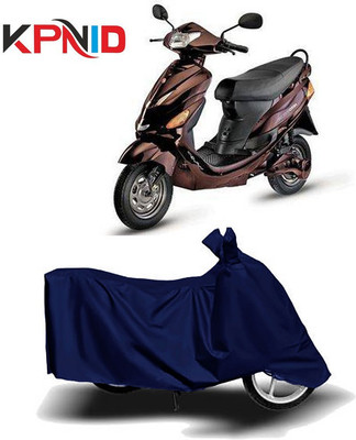 KPNID Waterproof Two Wheeler Cover for Hero(Electric Wave Dx, Blue)