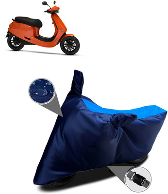 DeepShakshi AUTOMOTIVE Waterproof Two Wheeler Cover for Ola(Blue)