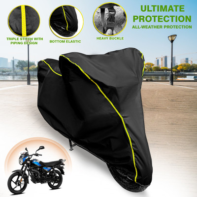 GARREGE Waterproof Two Wheeler Cover for Bajaj(CT110, Black)