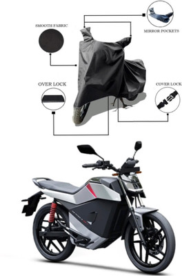 MMSSTAR Waterproof Two Wheeler Cover for Ola(Roadster, Black)