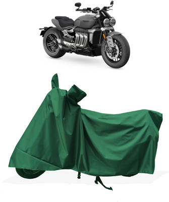 Tricway Two Wheeler Cover for Triumph(Rocket III, Green)