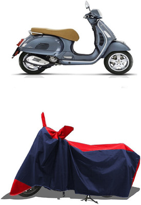 SUGASHRI Waterproof Two Wheeler Cover for Vespa(GTS 300, Red, Blue)