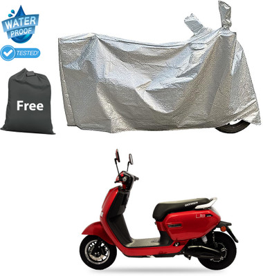 CODOKI Waterproof Two Wheeler Cover for Okinawa(Lite, Silver)