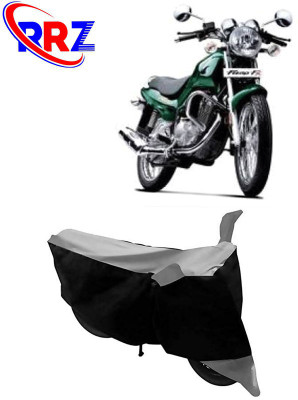 RRZ Waterproof Two Wheeler Cover for TVS(Fiero FX, Black, Grey)