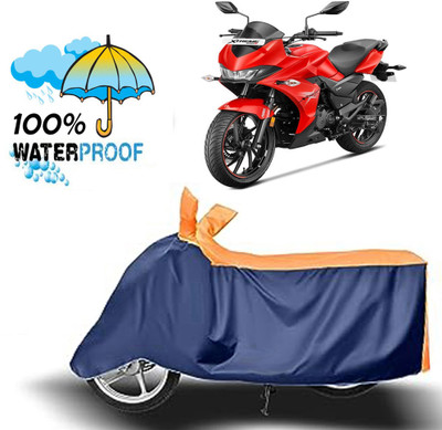 ROYAL AUTO MART Waterproof Two Wheeler Cover for Hero(Xtreme 200S, Blue, Orange)