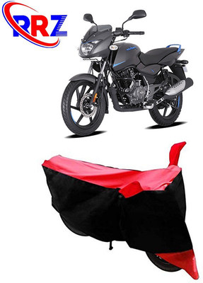 RRZ Waterproof Two Wheeler Cover for Bajaj(Pulsar 125, Black, Red)