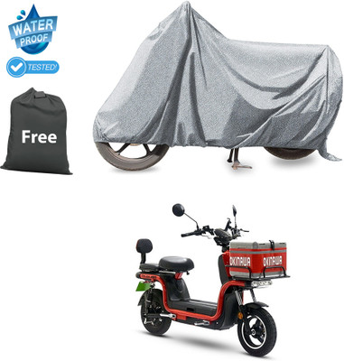 CODOKI Waterproof Two Wheeler Cover for Okinawa(Silver)