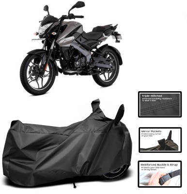 WMIZEXA Two Wheeler Cover for Universal For Bike(Pulsar NS125, Black)