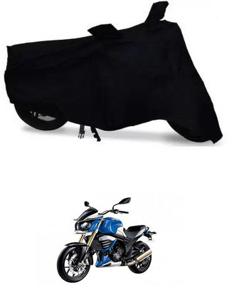 THE REAL ARV Waterproof Two Wheeler Cover for Mahindra(Mojo, Black)