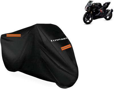 Horseyaart Waterproof Two Wheeler Cover for TVS(Apache RR 310, Black)