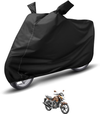 Auto Hub Waterproof Two Wheeler Cover for Hero(Hunk, Black)