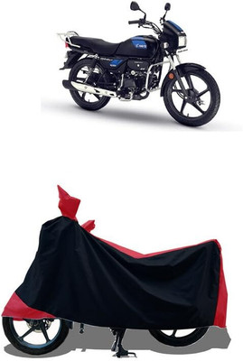 KEDIT Two Wheeler Cover for Hero(Splendor Plus, Red)