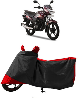 GROFATIK Two Wheeler Cover for TVS(Sport ES, Red)