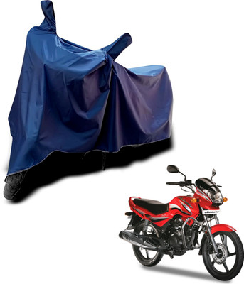 KEDIT Two Wheeler Cover for Hero(Achiever, Blue)