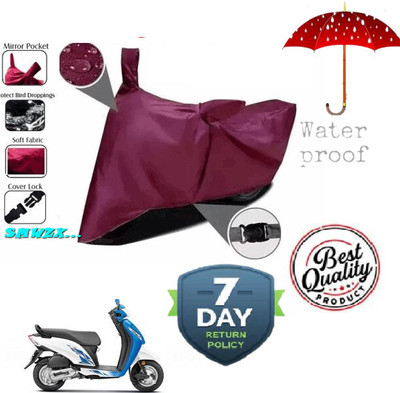 DeepShakshi AUTOMOTIVE Waterproof Two Wheeler Cover for Honda(Activa i, Maroon)