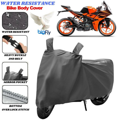 BigFly Two Wheeler Cover for KTM(RC 200, Grey)