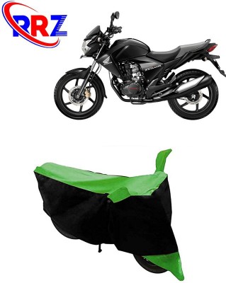 RRZ Waterproof Two Wheeler Cover for Honda(CBF150, Black, Green)