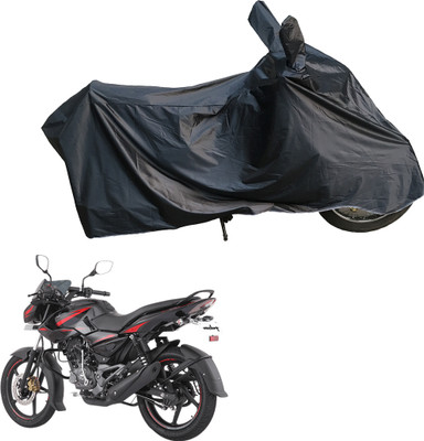 Motodreka Waterproof Two Wheeler Cover for Bajaj(Pulsar 135 LS DTS-i, Black)
