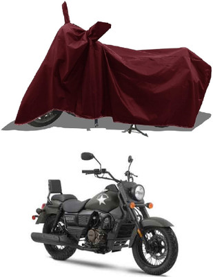 DeepShakshi AUTOMOTIVE Waterproof Two Wheeler Cover for Revolt(RV Cafe Racer, Maroon)